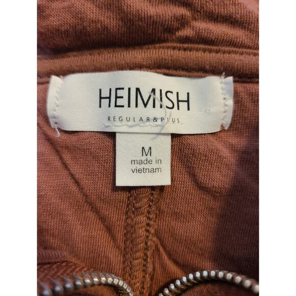 Heimish medium women's full zip brownish red sweater - Picture 4 of 6